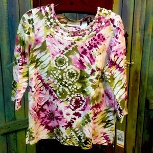 Alfred Dunner floral blouse